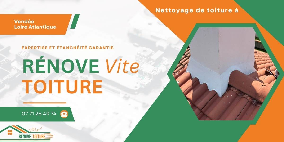 Entretien et nettoyage de toiture à L’Aiguillon-sur-Vie (85)